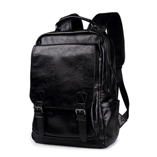 Men’s Leather Shoulder Backpack Travel College Laptop Bag Daypack Sport Bookbags 1 Men’s Leather Shoulder Backpack – Travel College Laptop Daypack