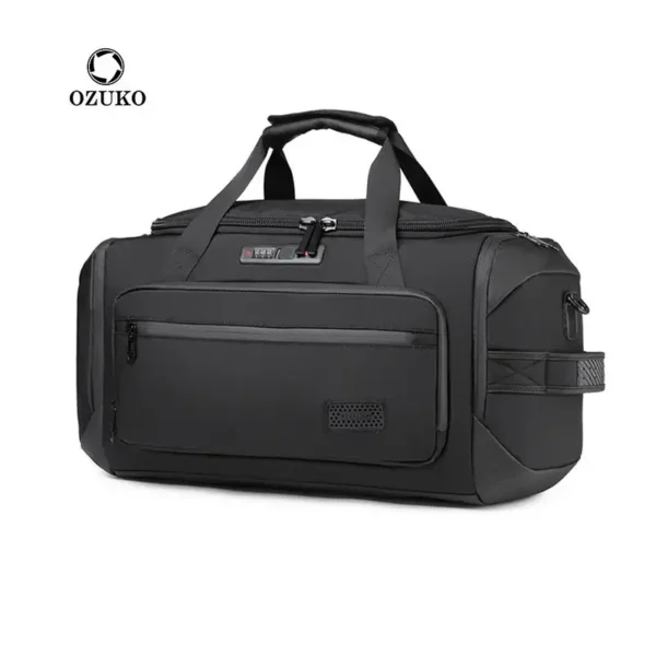 OZUKO Waterproof Bag Bagsmart Handbags Large Capacity Carry On Luggage Bags Men Business Duffel Shoulder Outdoor Tote Weekend