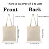 All Too Well Pattern Canvas Bag Trendy Tote Bags Taylor Music Shopping Handbag Travel Necessity Stylish Books Clutch Organizer