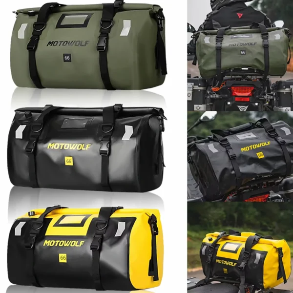 kf-S2adc6b0f03cb4ae897f90b5f174d1a487 Universal Motorcycle Waterproof Tail Bags Back Seat Bags Cycling Camping Travel Bag Motorbike Scooter Sport Luggage Pack 66L 40L