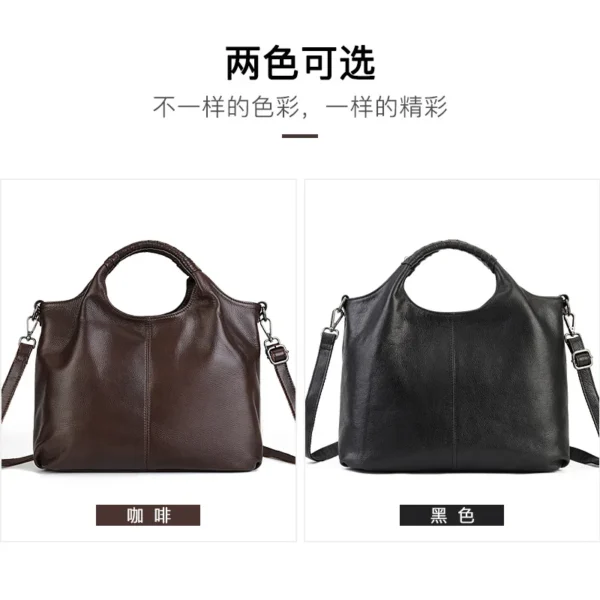 2025 Vintage high quality Leather Tote Bags Women Top handle Bags designer Commuter shoulder crossbody bag Large