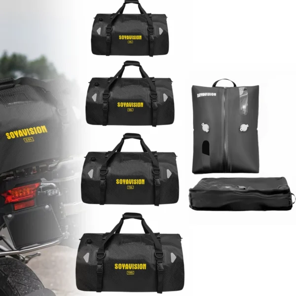 kf-Sce448383028a42cda899a1fec609f422B Universal Motorcycle Waterproof Tail Bags Back Seat Bags Cycling Camping Travel Bag Motorbike Scooter Sport Luggage Pack 66L 40L