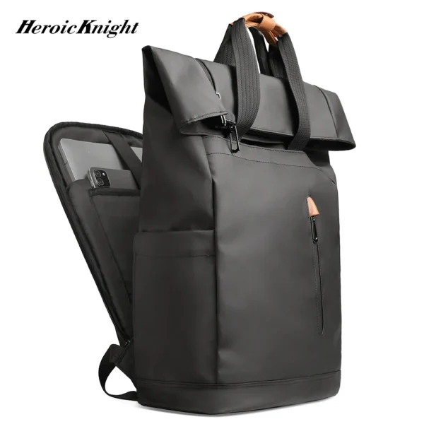 kf-S03fda188a0054bb2b711dc97f09e882eI Heroic Knight Travel Men Backpack Multifunction Expandable Laptop Bag USB Port Outdoor Waterproof Hiking Pack For Male Anti-thef