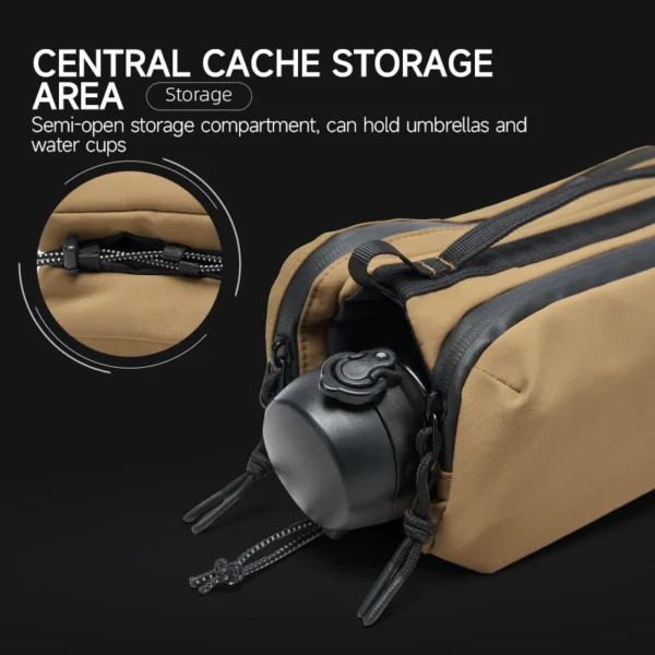 kf-S5012beefb390470c925af36a7e1581aei MOYYI Waterproof Stylish Unisex Crossbody Bags Oxford Lightweight Shoulder Bag Sport Travel Phone Bag With Anti-lost Keychain