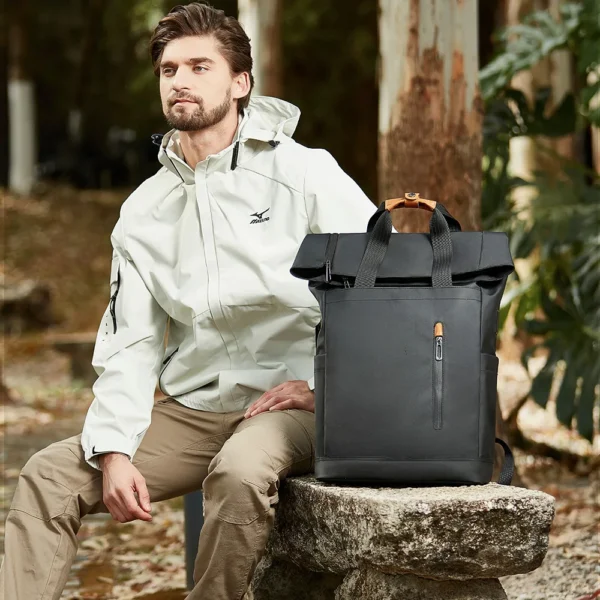 kf-Sffda34e722844dea901ec1fb038b8035U Heroic Knight Travel Men Backpack Multifunction Expandable Laptop Bag USB Port Outdoor Waterproof Hiking Pack For Male Anti-thef