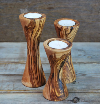 Chestnut Wood Candle – Handcrafted Natural Decor