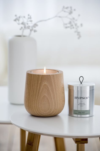 Beech Wood Candle – Handcrafted Minimalist Decor