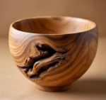 Maple Wood Bowl – Handcrafted Natural Wooden Bowl