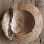 Natural Handmade Oak Bowl