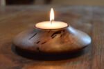 Decorative Wood Candle Stand
