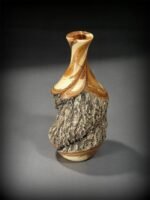 Premium Oak Display Vase
