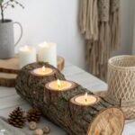 Classic Handmade Wood Candle